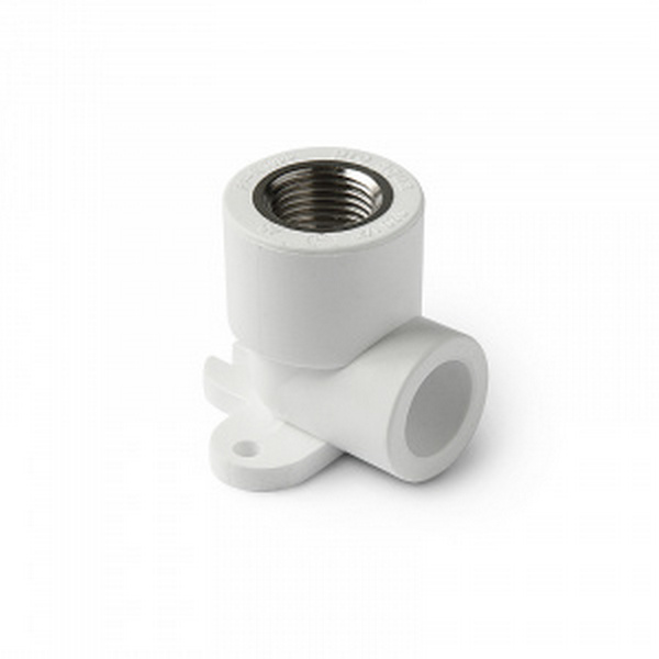 П/П Отвод комб. с креплением ВР 25х1/2" серый PRO AQUA (PA28012PG / 00050091)