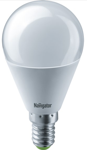 Лампа светодиодная G45 ШАР 7Вт 230В E14 4000К Navigator, арт.82 542