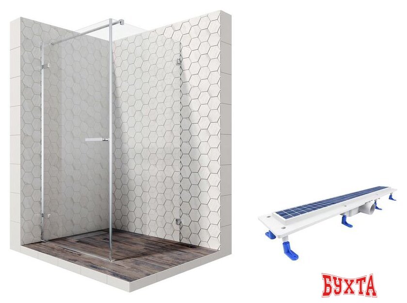 Душевой уголок Ambassador Set 10011101L-ST4