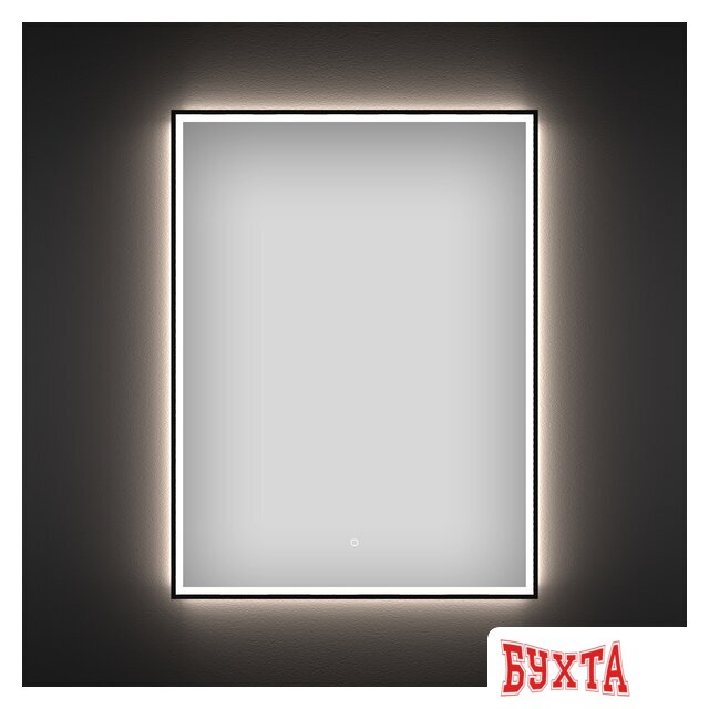 Мебель для ванных комнат Wellsee Зеркало с фронтальной LED-подсветкой 7 Rays' Spectrum 172201180, 50 х 70 см (с сенсором и регулировкой яркости освещения)