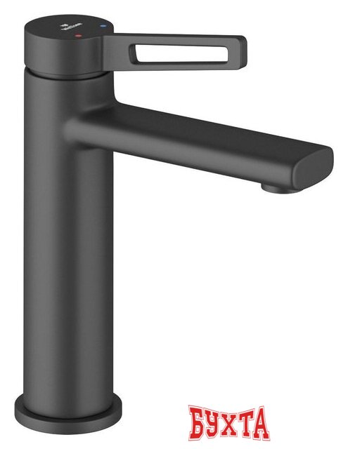 Смеситель Wellsee ONCE! and forever 182402000 (матовый черный)