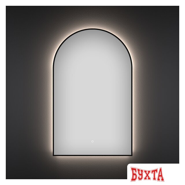 Мебель для ванных комнат Wellsee Зеркало с фоновой LED-подсветкой 7 Rays' Spectrum 172201700, 50 х 80 см (с сенсором и регулировкой яркости освещения)