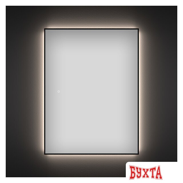 Мебель для ванных комнат Wellsee Зеркало с фоновой LED-подсветкой 7 Rays' Spectrum 172201060, 80 х 100 см (с сенсором и регулировкой яркости освещения)