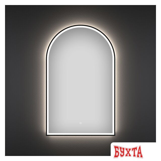 Мебель для ванных комнат Wellsee Зеркало с фронтальной LED-подсветкой 7 Rays' Spectrum 172201720, 40 х 70 см (с сенсором и регулировкой яркости освещения)