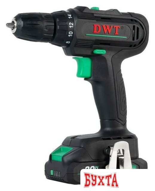 Дрель-шуруповерт DWT ABSP-20 NF-2 BMC (с 2-мя АКБ, кейс)