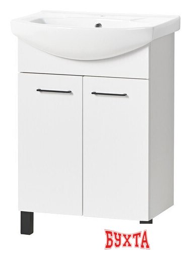 Мебель для ванных комнат Акваль Тумба под умывальник Порто В2.1.01.4.6.0