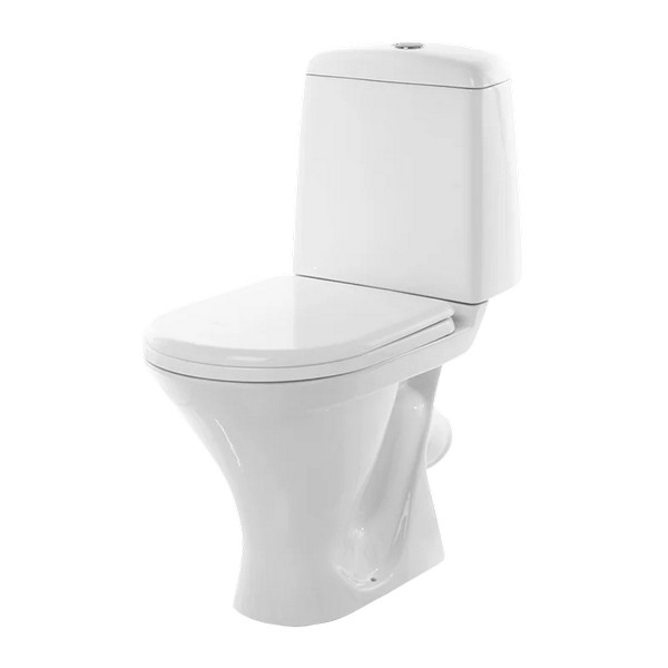 ЦБ-00055750, Унитаз-компакт "Аттика" стандарт (арматура 1-режим. "Уклад", сид. полипр, крепление), б