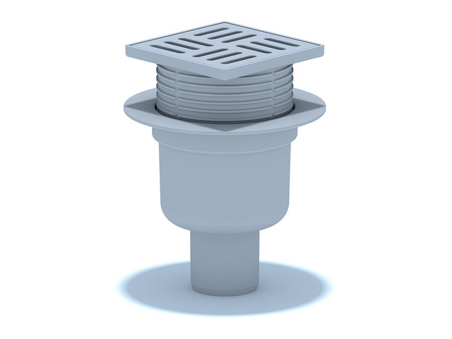 Трап верт.вып. 50, рег. с решеткой из пластика10х10 ТА5704, Российская Федерация