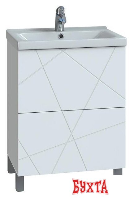 Мебель для ванных комнат Vigo Тумба под умывальник Geometry 600-0-2 Фостер