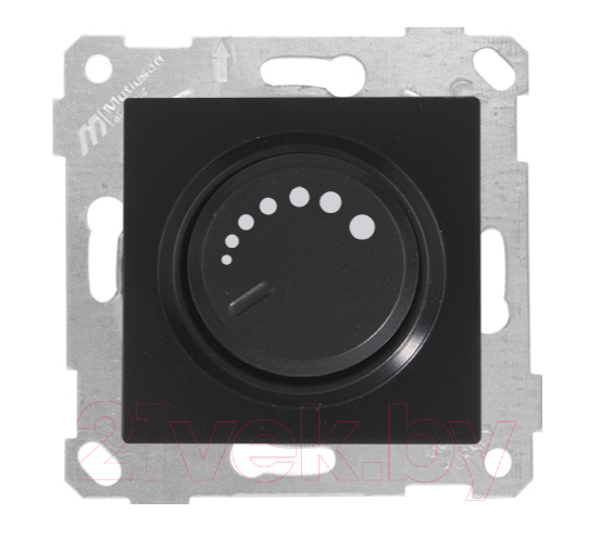 Диммер (без рамки) 1000Вт черный, RITA, MUTLUSAN, арт.арт.2200 444 0284