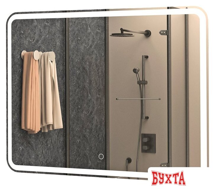 Мебель для ванных комнат Axus Зеркало Relax 80x60 Стандарт