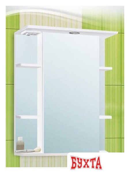 Мебель для ванных комнат Vako Шкаф с зеркалом Лира 60 (правый)