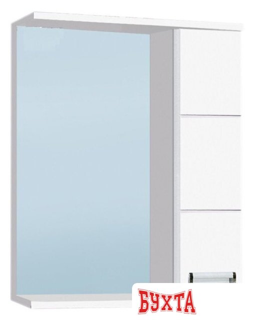 Мебель для ванных комнат Vako Шкаф с зеркалом Флора 500 T R 12407