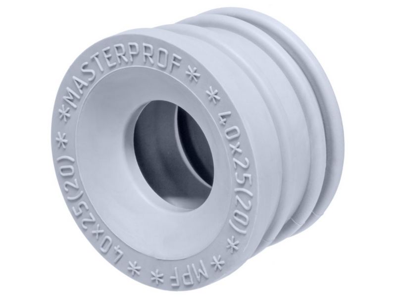 Манжета переходная D40x20/25 серая AV Engineering, арт.AVEMC202540