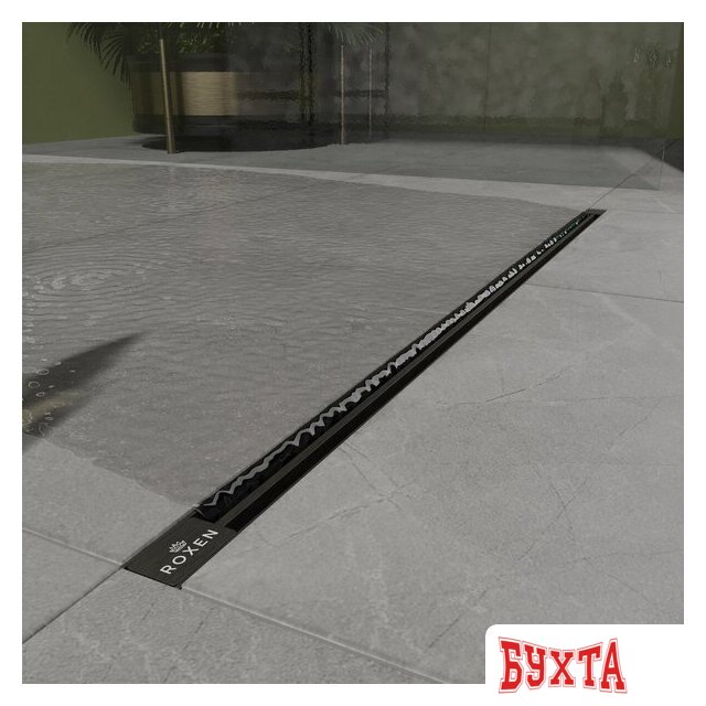 Трап/канал Roxen Slim GunMetal 91060-80GM