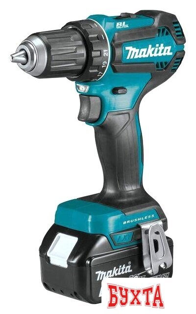 Дрель-шуруповерт Makita DDF485RFE (с 2-мя АКБ, кейс)