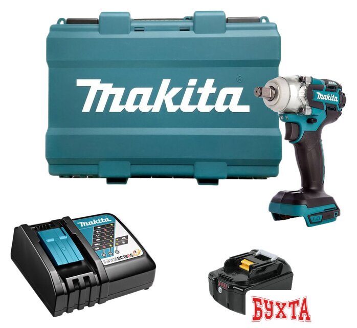 Шуруповерт Makita DTW285RTK (с 1-им АКБ, кейс)