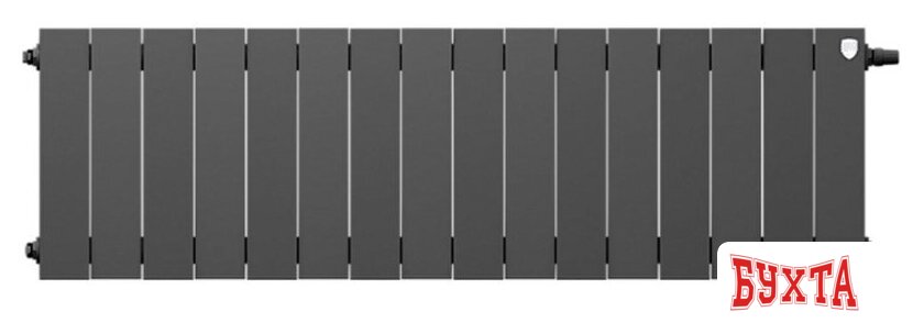 Биметаллический радиатор Royal Thermo PianoForte 300 Noir Sable (16 секций)