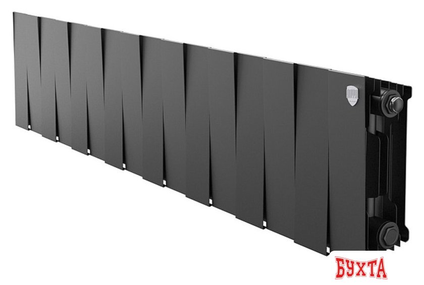 Биметаллический радиатор Royal Thermo PianoForte 200 Noir Sable (16 секций)