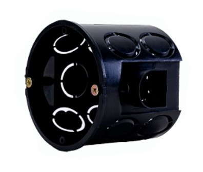 Коробка установочная (подрозетник) 68х60мм, винты, стык.узлы ETP, 010-060