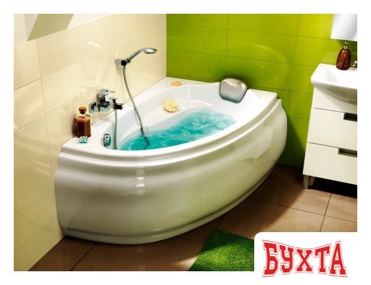 Ванна Cersanit Joanna 150x95 R (с ножками) 5