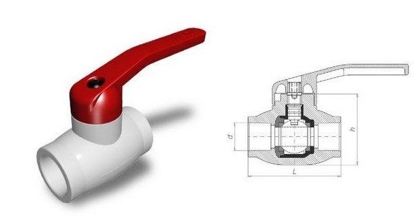 П/П Кран шаровый 20 FIRAT (7783020127 / 00009500)