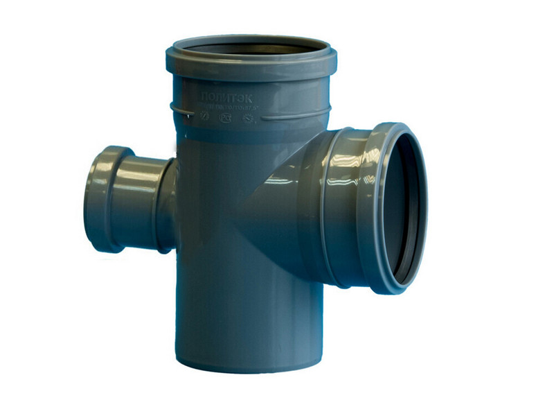 Политэк, канализация, Крестовина однопл. 110х110х50/90, стр. пр. Россия