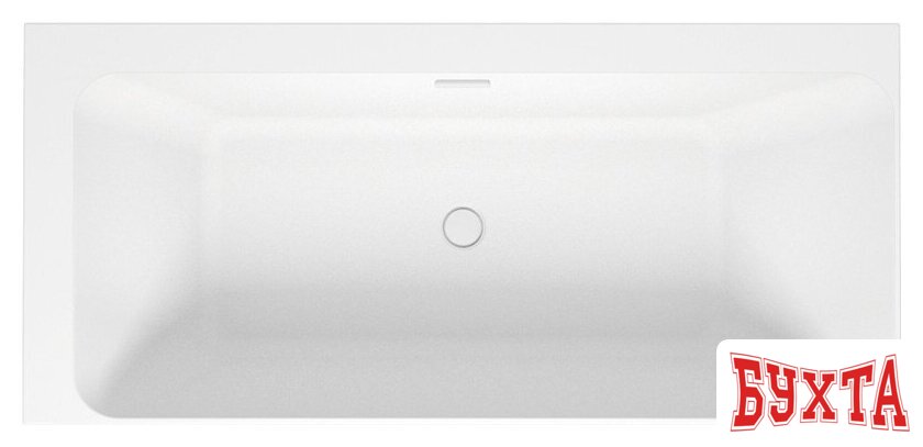 Ванна Wellsee Bromance 170x78 23160402R (пристенная ванна (левая) белый глянец, экран, ножки, сифон-автомат глянцевый белый) 4