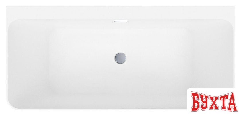 Ванна Wellsee Bromance 170x78 231601001 (пристенная ванна белый глянец, экран, ножки, сифон-автомат хром) 4