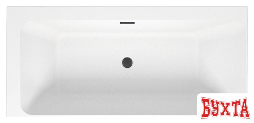 Ванна Wellsee Bromance 170x78 23160403R (пристенная ванна (левая) белый глянец, экран, ножки, сифон-автомат матовый черный) 4