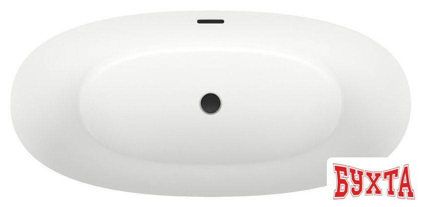 Ванна Wellsee Éclatant 159x74 231301003 (отдельностоящая ванна белый глянец, экран, ножки, сифон-автомат матовый черный) 4
