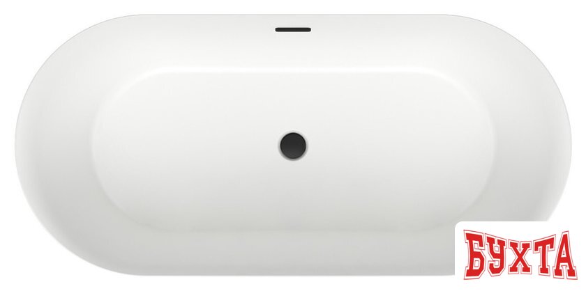 Ванна Wellsee Éclatant 2.0 167x79 231401003 (отдельностоящая ванна белый глянец, экран, ножки, сифон-автомат матовый черный) 4