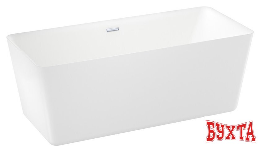 Ванна Wellsee DeSire 175,5x76 231503001 (отдельностоящая ванна белый глянец, экран, ножки, сифон-автомат хром) 2