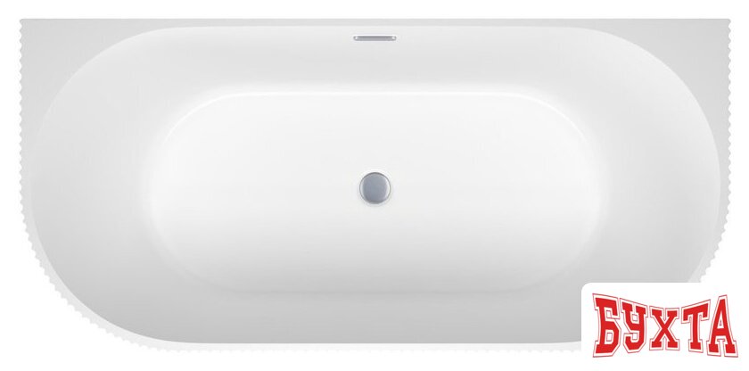 Ванна Wellsee Festive Fox 150x75 28730101R (пристенная ванна белый глянец, экран, ножки, сифон-автомат хром) 4