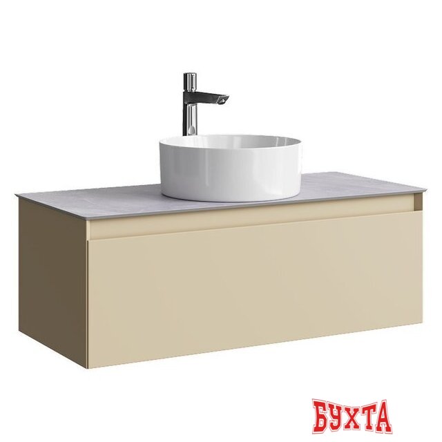 Мебель для ванных комнат Aqwella Тумба под умывальник Geometria GE01101MD+STG1014X456GS 1