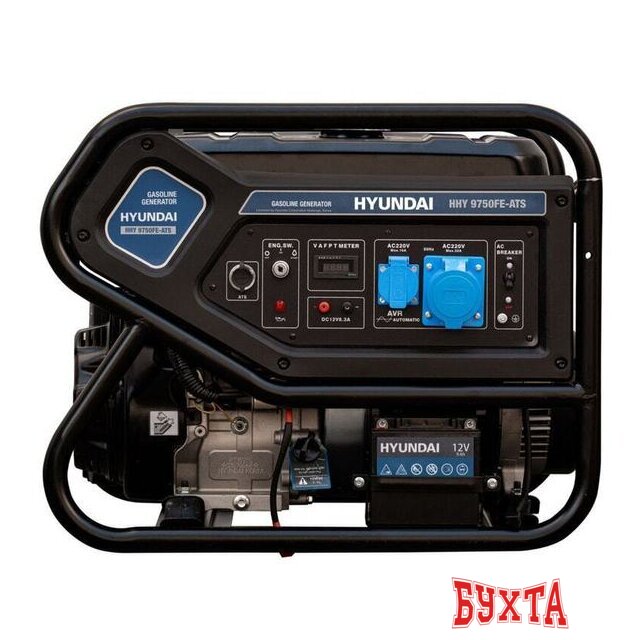 Бензиновый генератор Hyundai HHY9750FE-ATS 3