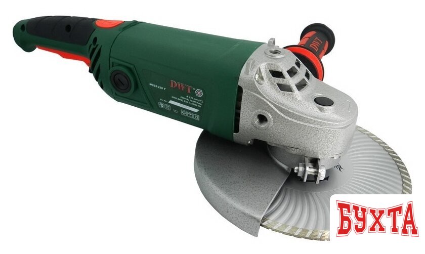 Угловая шлифмашина DWT WS22-180 T 2