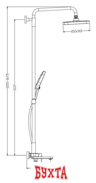 Душевая система Raglo R50.24.09 2