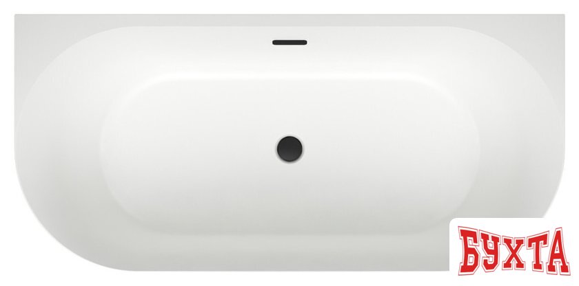 Ванна Wellsee Belle Spa 3.0 170x80 235901003 (пристенная ванна белый глянец, экран, ножки, сифон-автомат матовый черный) 4