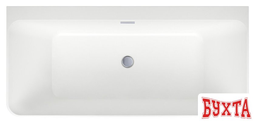 Ванна Wellsee Bromance 170x78 231602001 (пристенная ванна белый глянец/матовый черный, экран, ножки, сифон-автомат хром) 4