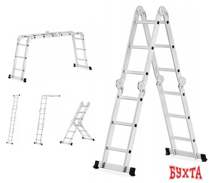 Лестница-трансформер Rexant 12-5073 (4x3 ступени) 2