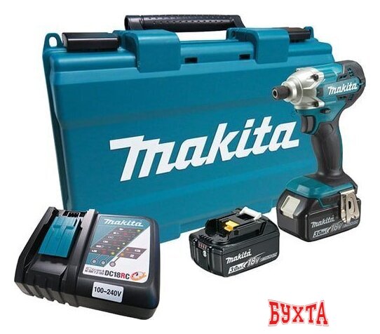 Винтоверт Makita DTD156RFE (с 2-мя АКБ)