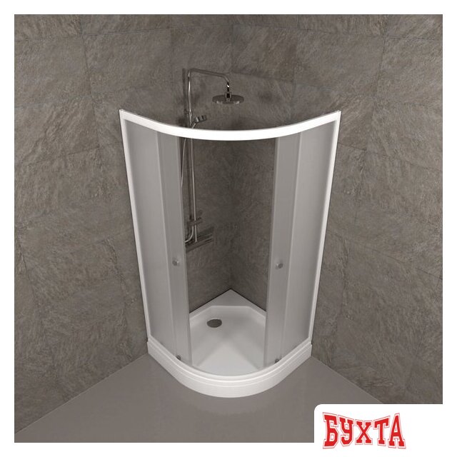 Душевой уголок Triton Вельвет А1 80х80 (поддон 17) 4