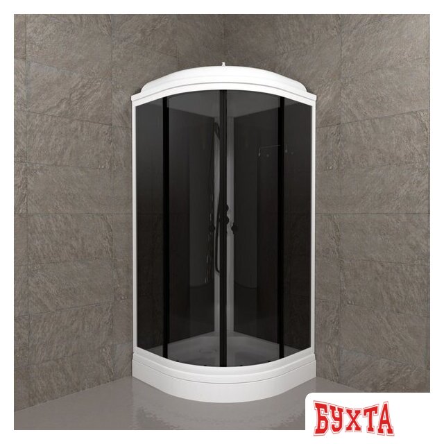 Душевая кабина Triton Грэй-Блэк А 90х90 3