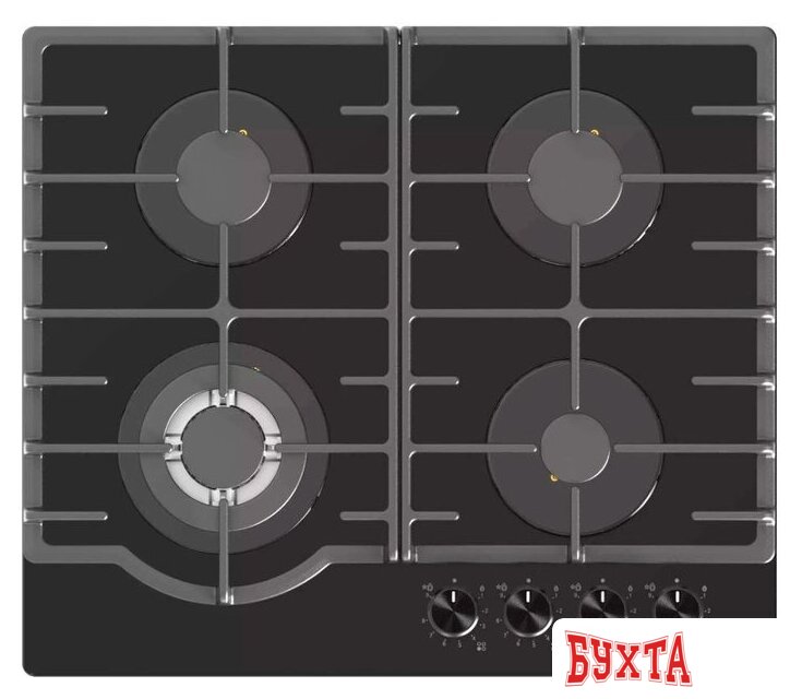 Варочная панель ZorG HAG62 FDW black