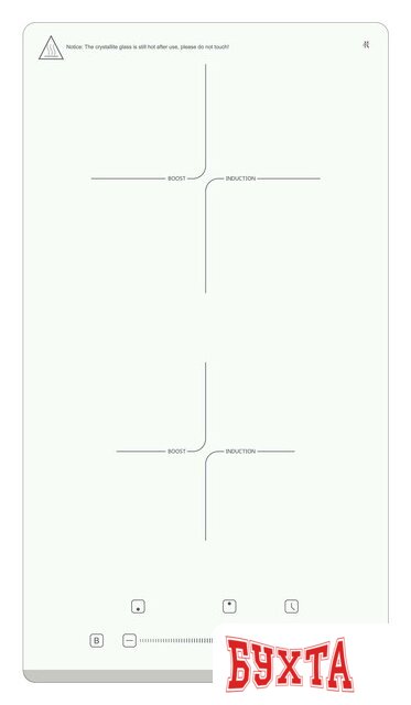 Варочная панель ZorG INO31 white 1