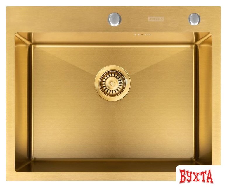 Кухонная мойка ARFEKA ECO AR мойка 600*500, коландер, дозатор GOLD 5