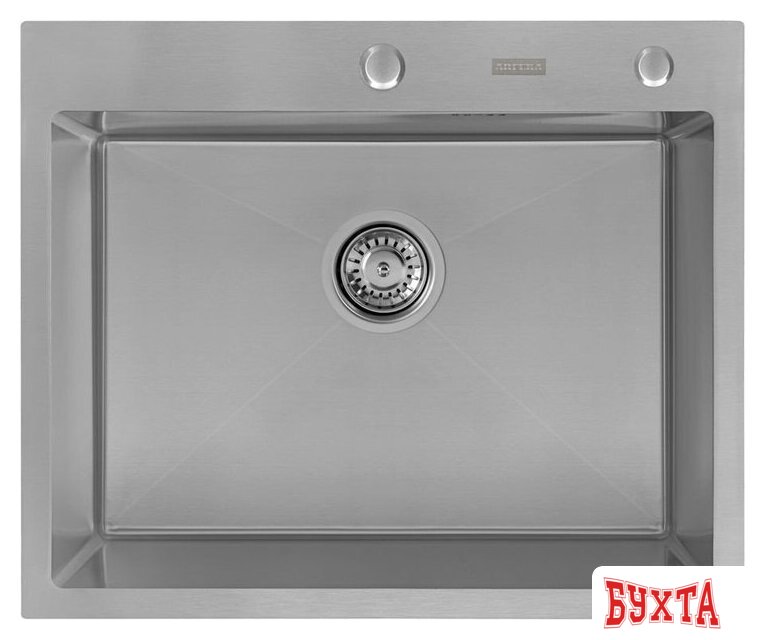 Кухонная мойка ARFEKA ECO AR мойка 600*500, коландер, дозатор SATIN 4