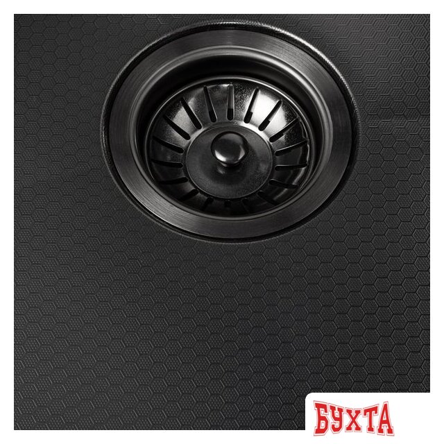 Кухонная мойка ARFEKA ECO AR 450*450 BLACK PVD NANO DECOR 3