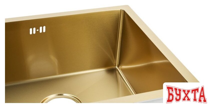 Кухонная мойка ARFEKA ECO AR 450*450 GOLD PVD NANO 4